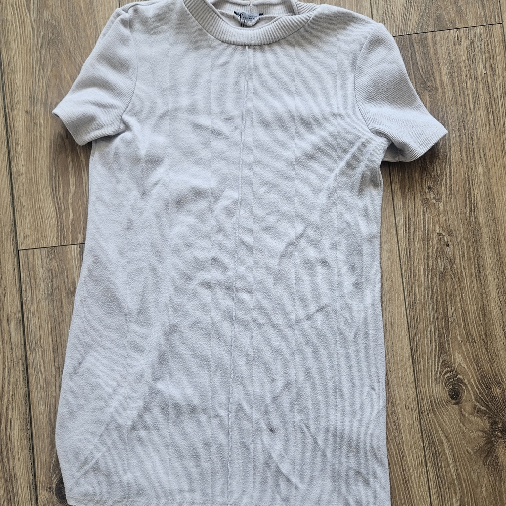 Zara Cream Ribbed Knit Top